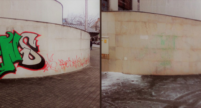 Odstranění graffiti