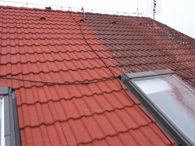 Čištění fasád, čištění střech
